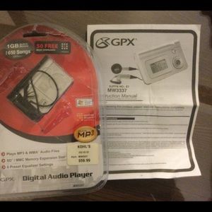 GPX MP3 Player very nice cond like new
